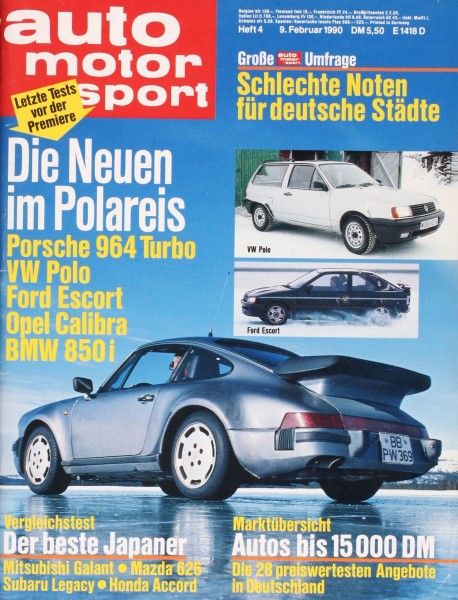 Auto Motor Sport, 09.02.1990 bis 22.02.1990