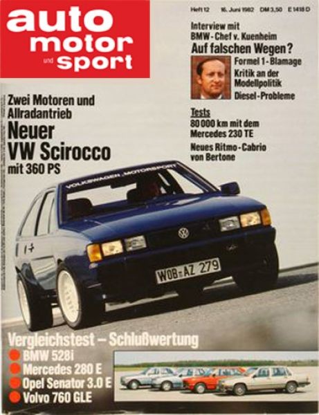 Auto Motor Sport, 16.06.1982 bis 29.06.1982