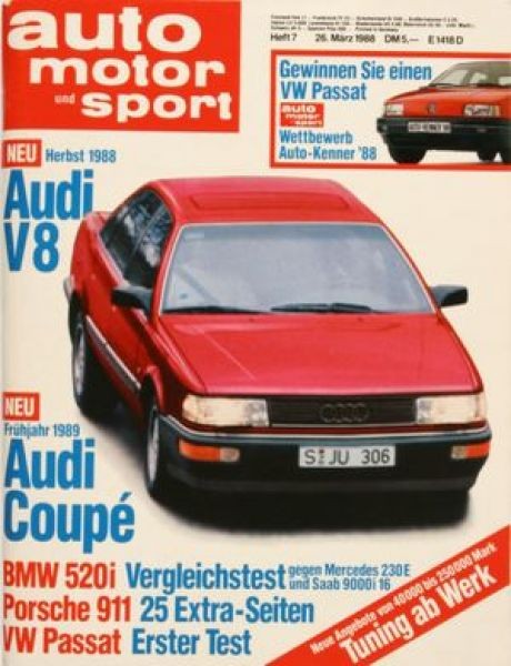 1988: Audi V8