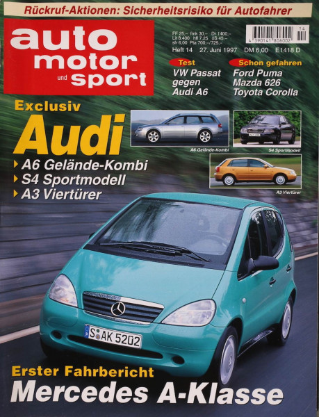 Auto Motor Sport, 27.06.1997 bis 10.07.1997