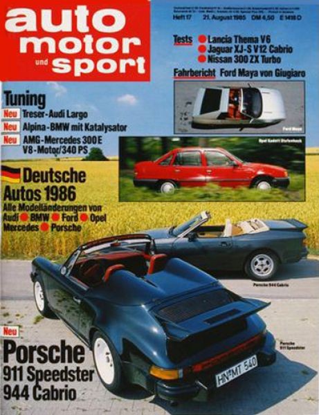 Auto Motor Sport, 21.08.1985 bis 03.09.1985