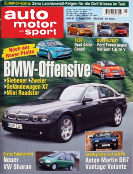 Auto Motor Sport, 05.04.2000 bis 18.04.2000