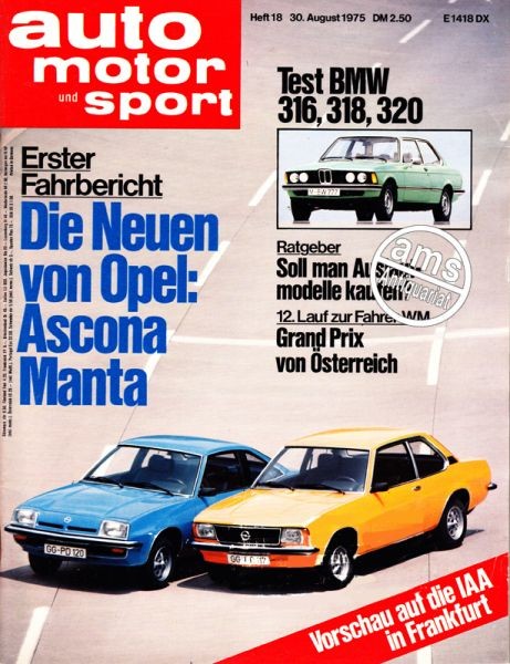 Auto Motor Sport, 30.08.1975 bis 12.09.1975