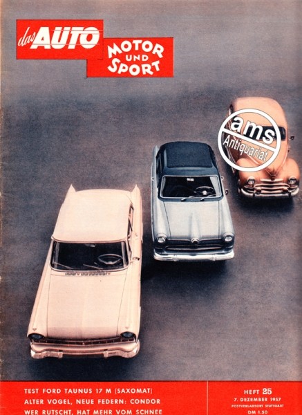 Auto Motor Sport, 07.12.1957 bis 20.12.1957