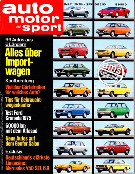 Auto Motor Sport, 29.03.1975 bis 11.04.1975