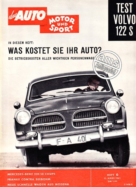 Auto Motor Sport, 11.03.1961 bis 24.03.1961