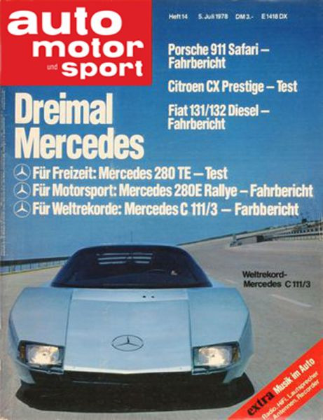 Auto Motor Sport, 05.07.1978 bis 18.07.1978