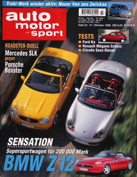 Auto Motor Sport, 31.10.1996 bis 13.11.1996