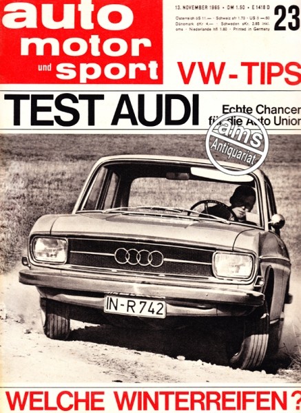 Auto Motor Sport, 13.11.1965 bis 26.11.1965