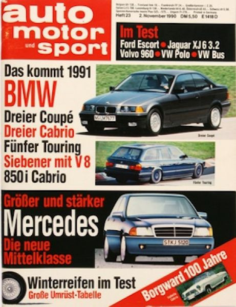 Auto Motor Sport, 02.11.1990 bis 15.11.1990