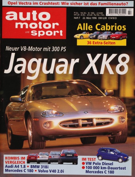 Auto Motor Sport, 22.03.1996 bis 04.04.1996