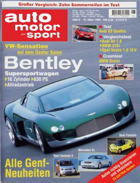 Auto Motor Sport, 10.03.1999 bis 23.03.1999