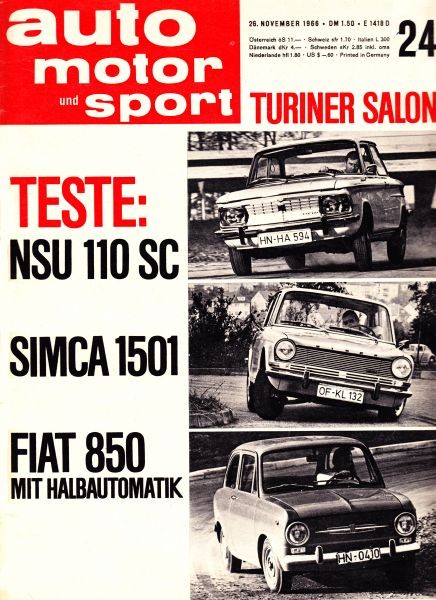 Auto Motor Sport, 26.11.1966 bis 09.12.1966