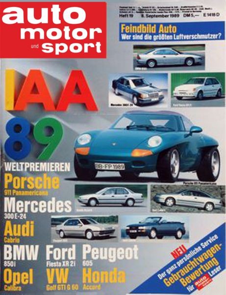 Auto Motor Sport, 08.09.1989 bis 21.09.1989