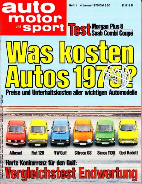 Auto Motor Sport, 04.01.1975 bis 17.01.1975