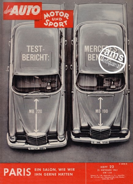 Auto Motor Sport, 21.10.1961 bis 03.11.1961