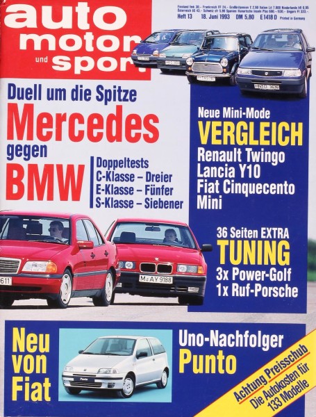 Auto Motor Sport, 18.06.1993 bis 01.07.1993
