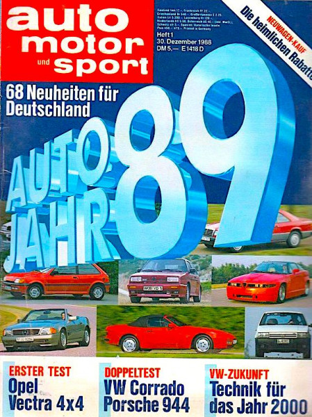 Auto Jahr 1989