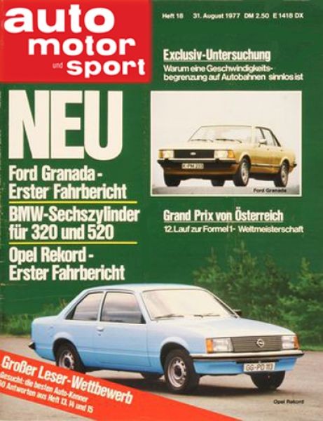Auto Motor Sport, 31.08.1977 bis 13.09.1977