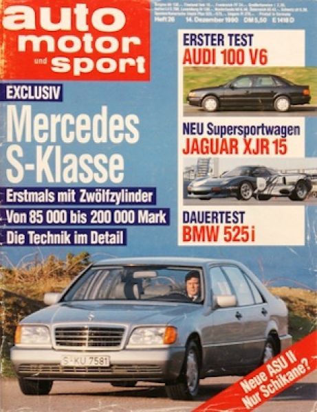 Auto Motor Sport, 14.12.1990 bis 27.12.1990