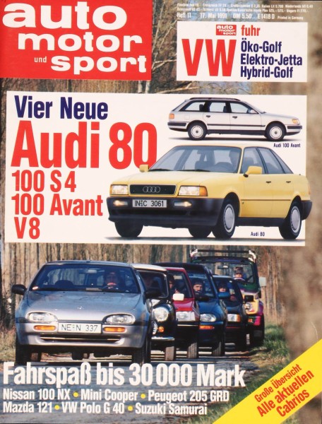 Auto Motor Sport, 17.05.1991 bis 30.05.1991