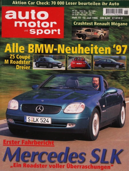 Auto Motor Sport, 12.07.1996 bis 25.07.1996