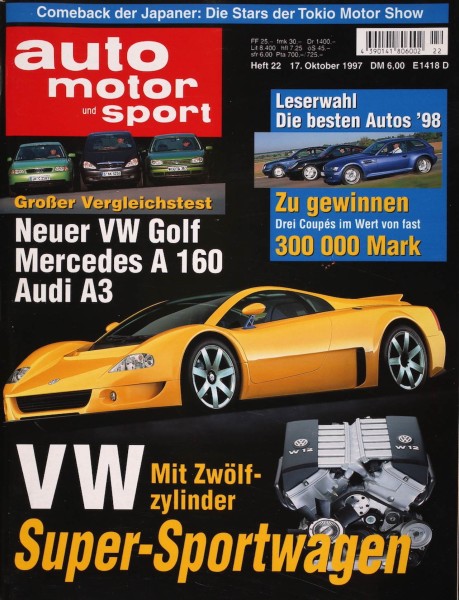 Auto Motor Sport, 17.10.1997 bis 30.10.1997