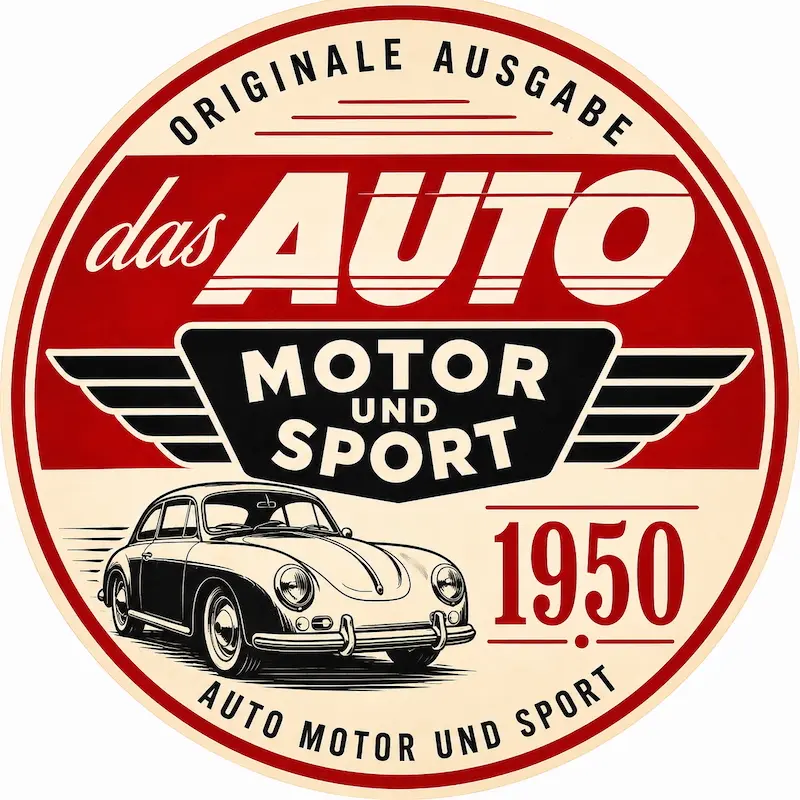 Das Auto Motor und Sport 1950 Jahreslogo