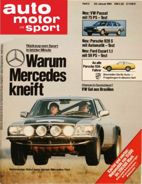 Auto Motor Sport, 28.01.1981 bis 10.02.1981