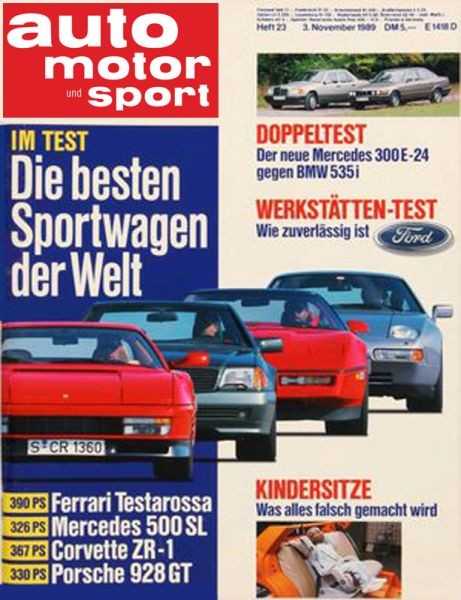Auto Motor Sport, 03.11.1989 bis 16.11.1989