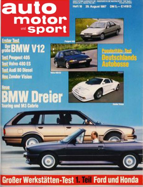 Auto Motor Sport, 29.08.1987 bis 11.09.1987