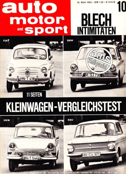 Auto Zeitung 18.5.1963