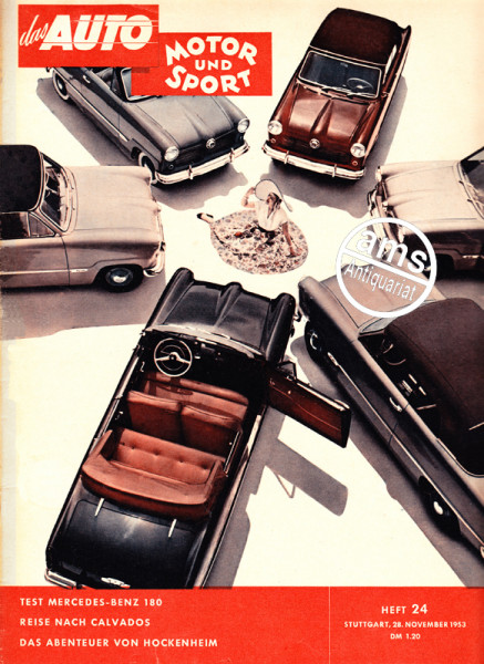 24/1953: Test: Mercedes-Benz 180; Reise nach Calvados; Das Abenteuer von Hockenheim