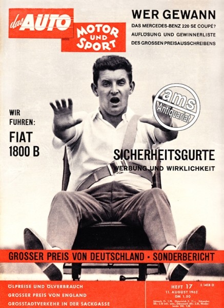 Auto Motor Sport, 11.08.1962 bis 24.08.1962
