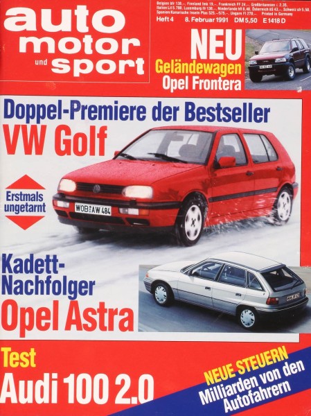 Auto Motor Sport, 08.02.1991 bis 21.02.1991