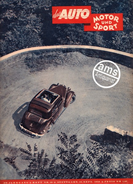 Auto Motor Sport, 13.09.1952 bis 26.09.1952