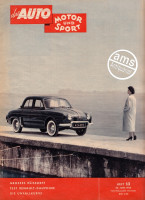 Originale Auto Motor und Sport Zeitung 1956 – Zweiwochen-Ausgabe vom 23.06.1956 bis 05.07.1956 – Auto Zeitung 1956 & besondere Geschenkidee für...