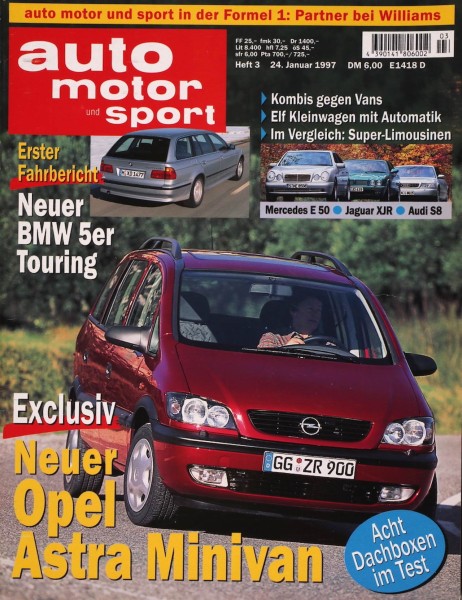 Auto Motor Sport, 24.01.1997 bis 06.02.1997