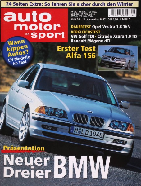 Auto Motor Sport, 14.11.1997 bis 27.11.1997