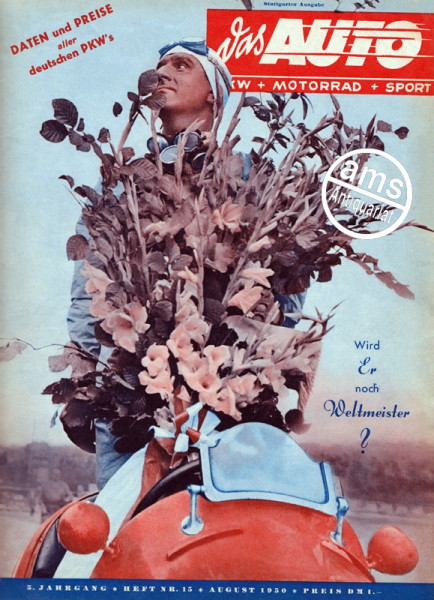 15/1950: Daten und Preise aller deutschen PKW´s; Wird Er noch Weltmeister?; Betriebskostenvergleich zwischen Mercedes Benz 170 S, 170 V und 170 D; Nachtrag zum Citroen 11 legere; Mineralölwirtschaft und Kraftverkehr; Unterricht am Straßenrand; Das Lohmann