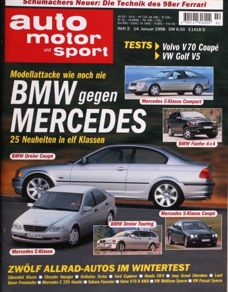 Auto Motor Sport, 14.01.1998 bis 27.01.1998