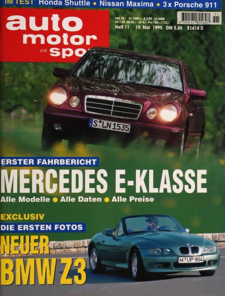 Auto Motor Sport, 19.05.1995 bis 01.06.1995