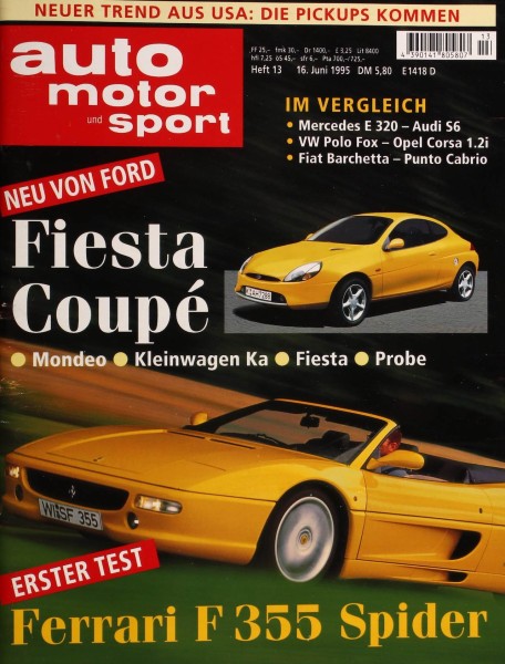 Auto Motor Sport, 16.06.1995 bis 29.06.1995