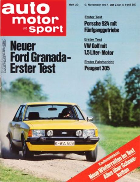 Auto Motor Sport, 09.11.1977 bis 22.11.1977