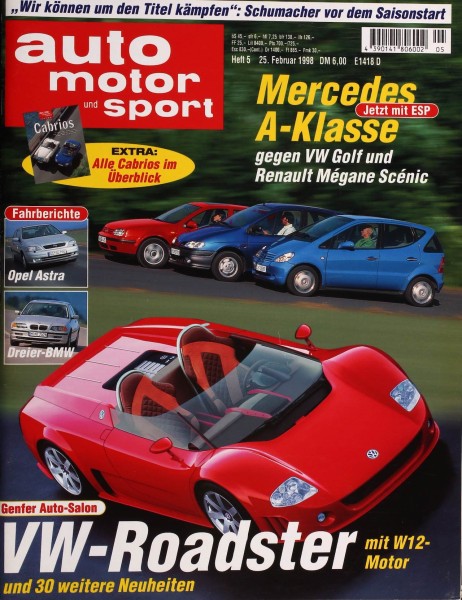 Auto Motor Sport, 25.02.1998 bis 10.03.1998