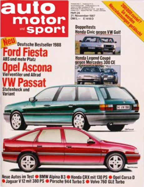 Auto Motor Sport, 21.11.1987 bis 04.12.1987