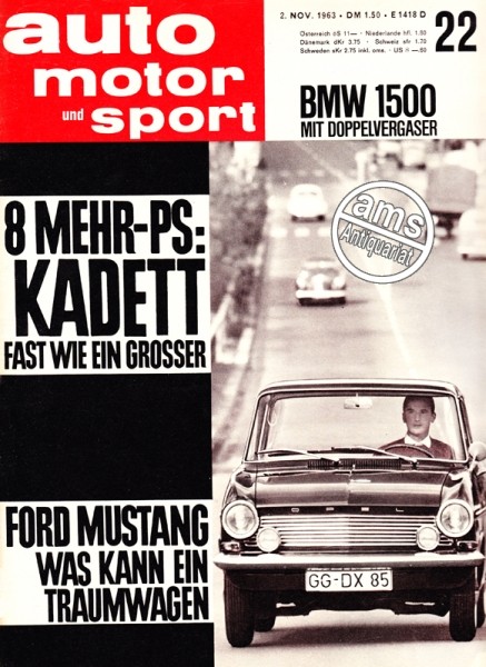 Auto Motor Sport, 02.11.1963 bis 15.11.1963