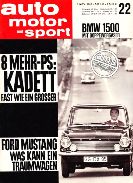 Auto Zeitung 2.11.1963