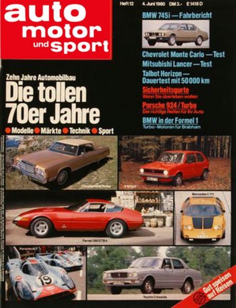 Auto Motor Sport, 04.06.1980 bis 17.06.1980