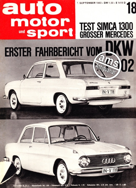 Auto Zeitung 7.9.1963